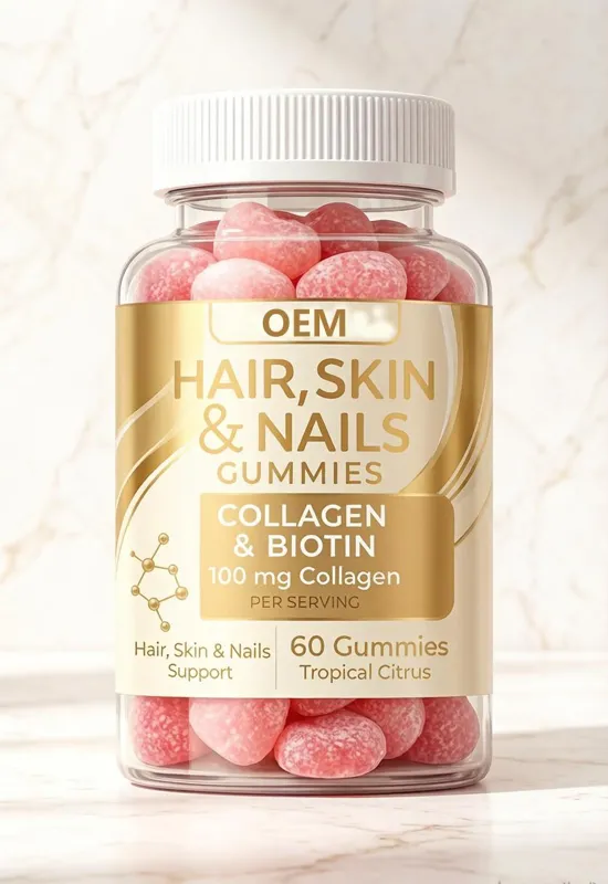 Hair, Skin & Nails Gummies OEM manufacturer