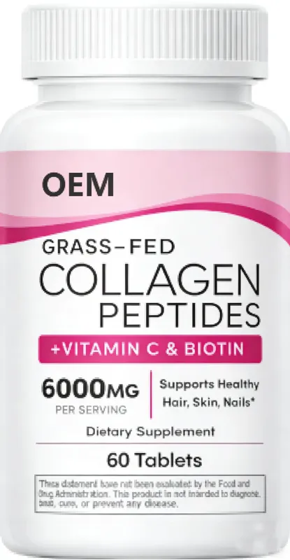 Grass-Fed Collagen Tablets OEM private label manufacturer