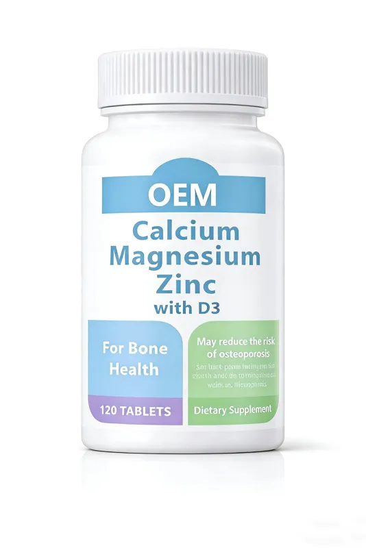 Calcium Magnesium Zinc +D3 OEM private label manufacturer