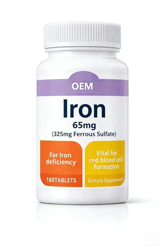 Iron 65mg Tablets OEM private label manufacturer